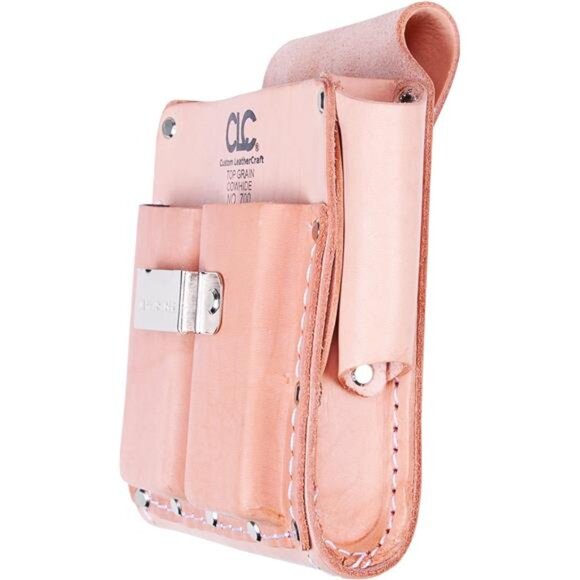 CLC Custom Leathercraft 700 Tool Pouch, Heavy Duty, 5-Pocket, Tan - Picture 3 of 6